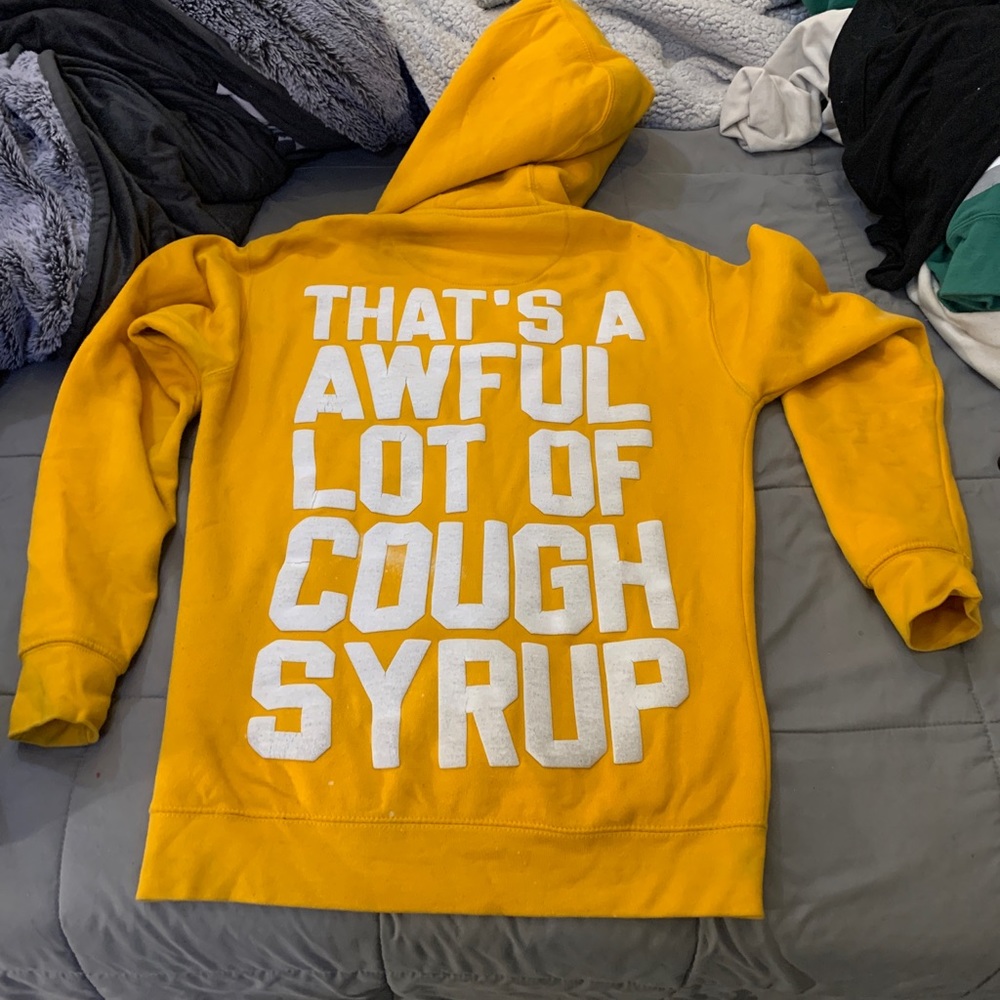 Awful Lot Of Cough Syrup Hoodie small